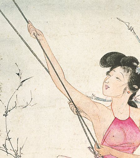 三原县-胡也佛的仕女画和最知名的金瓶梅秘戏图